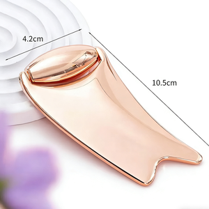 Rodillo Guasha Frío y Caliente: Modos de Enfriamiento y Calentamiento para un Brillo Instantáneo, 100% Piedra de Jade - Product Image 5