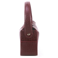 Sac fourre-tout en cuir PU rétro haut de gamme, sac à bandoulière gaufré noir, sacs à main tendance pour femmes en cuir