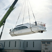 Bateau de pêche côtier et en haute mer en aluminium, neuf, avec moteur diesel in-bord 585 de 450 CV, télécommande, 18,5 m, 30-35 personnes