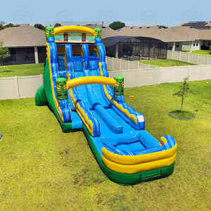 <span class=keywords><strong>Toboggan</strong></span> humide <span class=keywords><strong>gonflable</strong></span> de glissières d'eau de PVC de qualité marchande pour les parcs d'attractions et les champs de foire extérieurs - Product Image 3