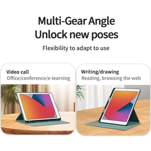 Étui magnétique 2 en 1 pour iPad, coque détachable avec béquille rotative à 720°, emplacement pour stylet, protection anti-chute, compatible avec iPad 11 pouces - Product Image 4