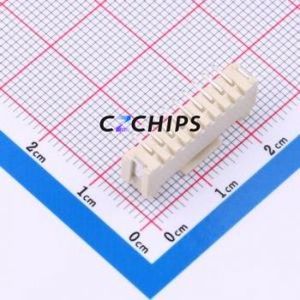 W200113K-9PW2431 Wire-to-Board Pin Header SMD,P=2mm Connector 1x9P 2mm Vertical Mount HY - Product Image 2