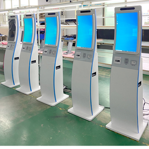 Hỗ trợ tùy chỉnh 23.6 inch Android <span class=keywords><strong>Win</strong></span> <span class=keywords><strong>10</strong></span> cong màn hình cảm ứng tự phục vụ ID thẻ kiosk với máy in - Product Image 6