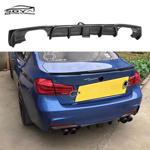 F30 <span class=keywords><strong>M</strong></span> Sport Doppelseitiger Doppel ausgang mit leichtem Heck diffusor Hecks toß stangen lippe für BMW 3er F30 - Product Image 2