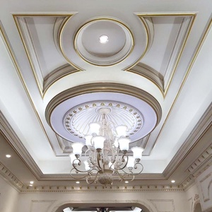 Construction Material Foam Polyurethane Crown Molding PU, White <strong>Flexible</strong> <strong>Mouldings</strong> - Product Image 6