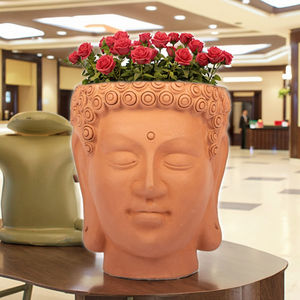 Petites statues <span class=keywords><strong>de</strong></span> jardin vertes <span class=keywords><strong>en</strong></span> céramique émaillée <span class=keywords><strong>de</strong></span> style moderne faites à la <span class=keywords><strong>main</strong></span> pour les pergolas d'hôtels pour la maison et le jardin - Product Image 6