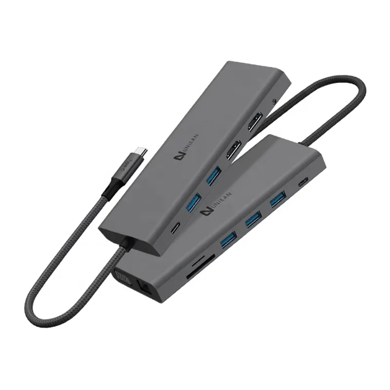 USB4 카드 리더 14 in 1 타입 C USB HDMI USB-C 허브 VGA USB Tipo 타입 C 맥북 맥 용 전원 어댑터