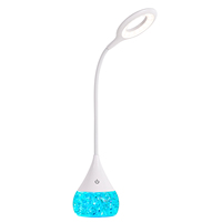 Gradateur tactile de bureau LED moderne pour enfants Luminosité USB Rechargeable Cadeau créatif pour étude Base de glace Plastique DC pour utilisation dans la chambre