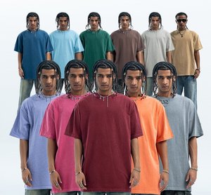เสื้อยืดคอกลมแขนสั้นผู้ชาย ผ้าฝ้าย 100% ระบายอากาศได้ดี ทรงปกติ สีพื้น สวมใส่สบายๆ - Product Image 1