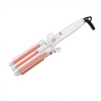 Fer à boucler à 3 barils pour des ondulations de plage avec chauffage rapide PTC