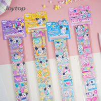 Autocollants décoratifs Joytop personnalisés avec logo, découpés, en PVC époxy, étanches, en résine brillante, en feuille, vente en gros, cadeaux promotionnels