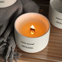 Bougie parfumée artisanale en céramique, très vendue, pour la décoration de la maison, coffret cadeau et cadeau de mariage