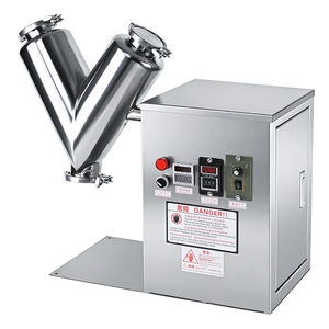 Mélangeur de poudre chimique de type V 8L en acier inoxydable à vitesse variable pour aliments, épices, cosmétiques, détergents, céréales industrielles - Product Image 3