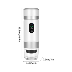 Machine à expresso portable 3-en-1 à capsule avec batterie détachable pour voyage, design breveté 2026, chauffe-eau intégré, compatible USB-C - Product Image 2