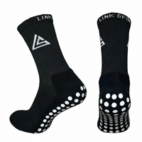 Chaussettes de football personnalisées avec rembourrage, antidérapantes, respirantes, chaussettes de sport pour hommes, chaussettes de course à pied à compression, faible MOQ