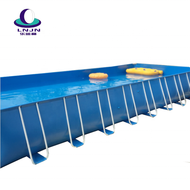 Customized Outdoor Above Ground Swimming Pool with PVC Tarpaulin and Steel Frame Rectangular Round Shape Direct Factory Supply