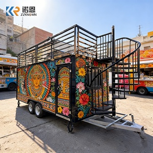 รถเทรลเลอร์เคลื่อนย้ายได้สำหรับร้านอาหารร้านอาหารออสเตรเลียแบบยืดหดได้มาตรฐานสหรัฐอเมริกา - Product Image 2
