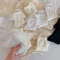 Chaussettes en coton sans couture fines et blanches pour femmes, style Lolita avec nœud, mi-mollet, collection printemps, vente en gros pour usines de chaussettes