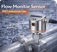Capteur de débit industriel avec affichage Si5000 en acier inoxydable IP67 pour la surveillance, nouvelle automatisation originale