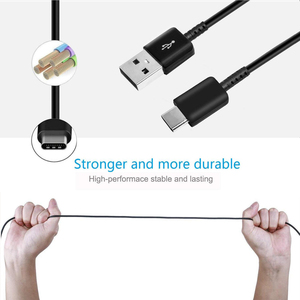 <span class=keywords><strong>Cable</strong></span> de Carga Rápida <span class=keywords><strong>Tipo</strong></span> <span class=keywords><strong>C</strong></span> 100% Original y Genuino, <span class=keywords><strong>Cable</strong></span> de Sincronización de Datos QC3.1 para S8 S9 S10 Note 7 8 - Product Image 5