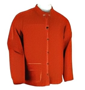 Veste de soudage en polyéthylène haute résistance, résistante à la chaleur, manches longues, protection contre le feu 300C-500C, niveau de protection respiratoire - Product Image 1