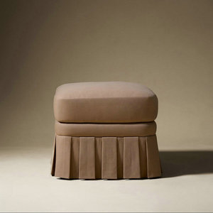 Banc d'appoint de designer <span class=keywords><strong>français</strong></span> pour salon et couloir, ottoman rembourré avec jupe, pouf écologique pour hôtel et école, repose-pieds <span class=keywords><strong>à</strong></span> <span class=keywords><strong>vendre</strong></span> - Product Image 3