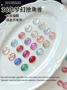 SUUSEEGEL 2026 Nuovo Set di 36 Colori Gel Unghie Effetto Occhio di Gatto Moonlight Lunga Durata Senza HEMA e TPO Gel UV Non Tossico per Salone e Fai da Te Ingrosso - Product Image 5