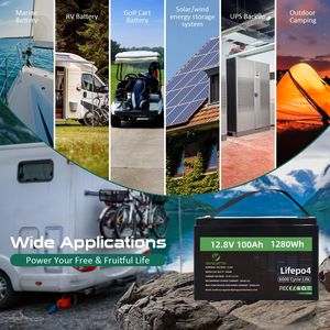 12V Solar Home Energie speicher Batterie pack 100ah-400ah Lithium eisen phosphat Lifepo4 Batterie Lifepo4 Batterie - Product Image 4