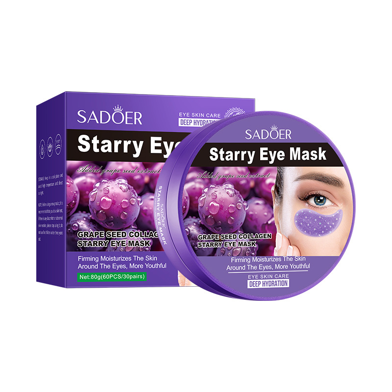 Grape seed eye masks-80g-60 pcs/30 pairs-export only