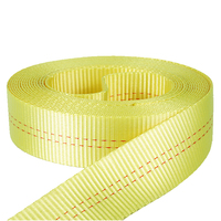 Ceinture de cargaison en polyester 50mm 4T avec crochet DJ à cliquet sangle d'arrimage en plastique et sangle d'arrimage certifiée GS