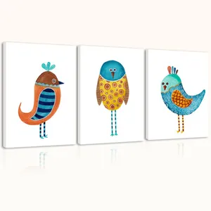 lovely birds on Canvas Prints Artwork Wall Painting Canvas Nursery Wall Art Prints decoration for living room