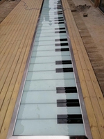 Venta directa de fábrica Interior Exterior LED Piano Interactivo DJ Pista de baile Musical para Game Play Park Party