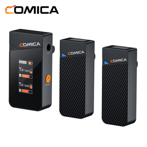 ไมโครโฟนไร้สาย COMICA Vimo C2 แบบคอนเดนเซอร์ รับประกัน 1 ปี หน้าจอ LCD แบตเตอรี่ใช้งานได้ 8 ชั่วโมง ลดเสียงรบกวน ความหน่วงต่ำ - Product Image 1