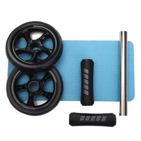 Vente en gros Roue ABS multifonctionnelle AB Power Roller Sports Fitness Workout Push-up et Exercice abdominal avec tapis
