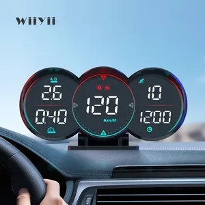 أحدث أداة تشخيصية للسيارة لعام 2024 شاشات عرض علوية عداد السرعة GPS G17 غطاء السيارة الشامل