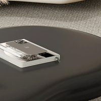 Meubles noirs Table basse de meubles de salon minimaliste en forme de nuage unique de luxe