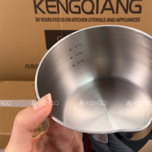Olla para bebé Kengo de acero inoxidable 316, olla para leche sin recubrimiento de 850 ml para la preparación de alimentos infantiles - Product Image 4