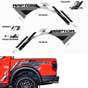 สติ๊กเกอร์ตกแต่งขอบประตูท้ายรถยนต์ยี่ห้อ XTX สำหรับ Ranger Next Gen Wildtrak XLT Raptor ปี 2022-2025 วัสดุไวนิล ใช้ซ้ำได้ - Product Image 3