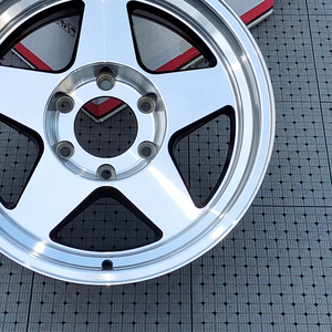 Mâm xe X-RIMS chất lượng cao 17x8.5, 6x139.7, ET-10, màu bạc, mặt và vành được gia công - Product Image 5