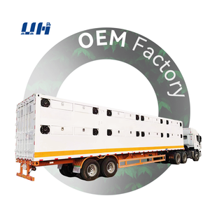Marque YIHAI 2 essieux 20 /30 bétail et moutons transport d'animaux semi-remorque piquet clôture semi-remorque - Product Image 1