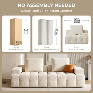 Divani Premium per Casa, Stile Lussuoso, Divano Compresso per Appartamento e Soggiorno, Senza Telaio, Produttore OEM - Product Image 6