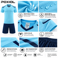 Tenues d'entraînement de football personnalisées multicolores, séchage rapide, respirantes, anti-humidité, transfert thermique, vêtements d'équipe personnalisés, Royaume-Uni
