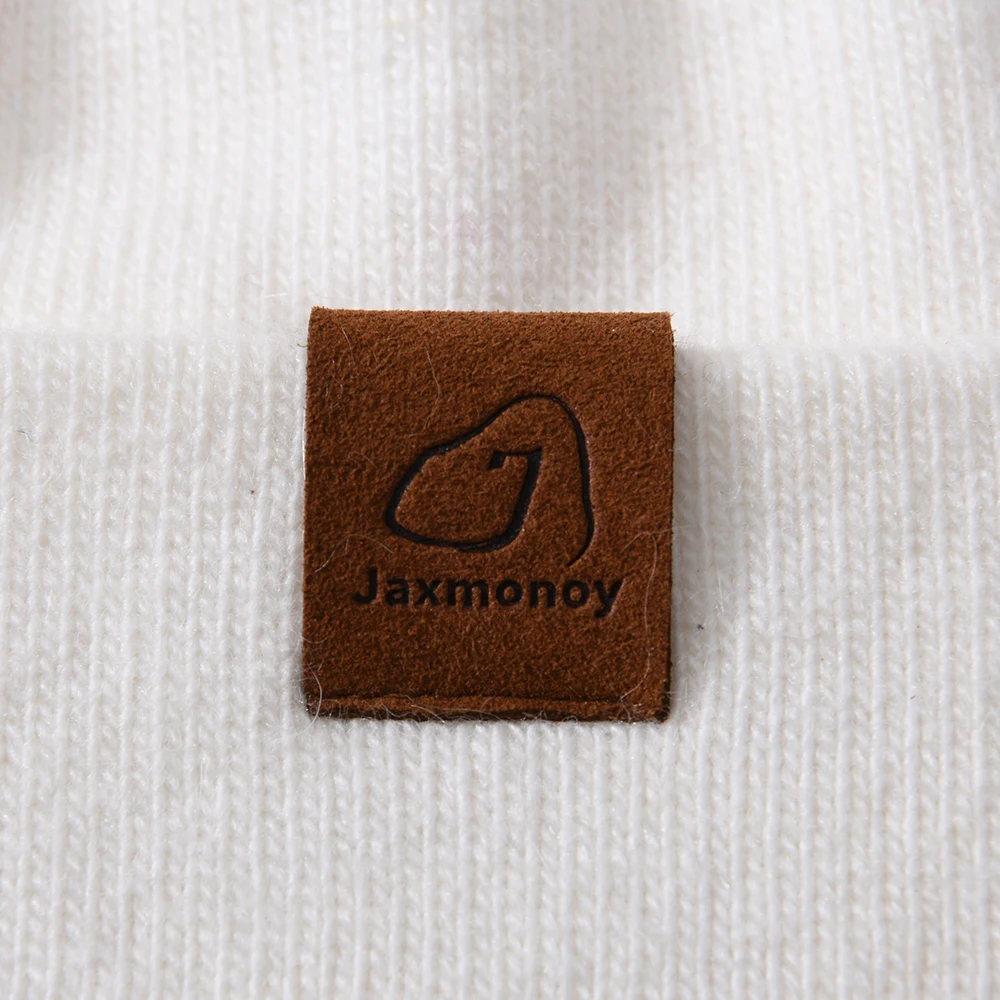 Оптовая продажа, модный дизайн, кожаная этикетка, личный логотип, этикетки для одежды, индивидуальные тканые этикетки