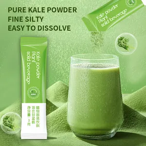 Fabricante de fuente OEM, Kale puro en polvo, bebida sólida, fibra dietética, Kale orgánico natural en polvo