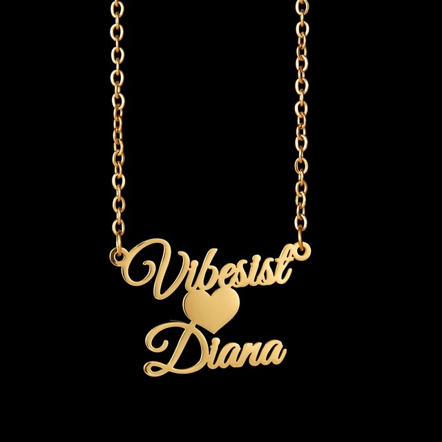 Custom Name Necklaces For Women Stainless Steel Customized gold Multiple names Jewelry Girlfriend Birthday Gift