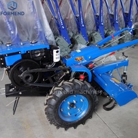 Motoculteur 20 CV 8 CV, mini-tracteur diesel, cultivateur manuel pour l'agriculture en terrasses