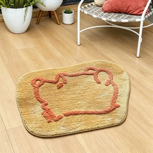 <span class=keywords><strong>Tapis</strong></span> personnalisé en forme d'ours en peluche, doux et moelleux, <span class=keywords><strong>tapis</strong></span> de sol antidérapant pour chambre d'enfant, décoration de la maison - Product Image 3
