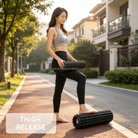 Rouleau de massage multifonctionnel en mousse creuse pour le yoga, soulage les muscles des jambes et de la taille, pour adolescents, enfants, personnes âgées et adultes, exercice corporel quotidien