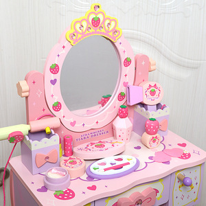Neue Produkte Schminktisch Rollenspielzeug Frühpädagogisches Montessori Rollenspielzeug für Kinder Kleinkinder Jungen & Mädchen - Product Image 3