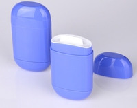 Stick solaire anti-UV, stick déodorant bleu très vendu, contenant 75ml en plastique PET PP pour emballage, déodorant à mécanisme rotatif